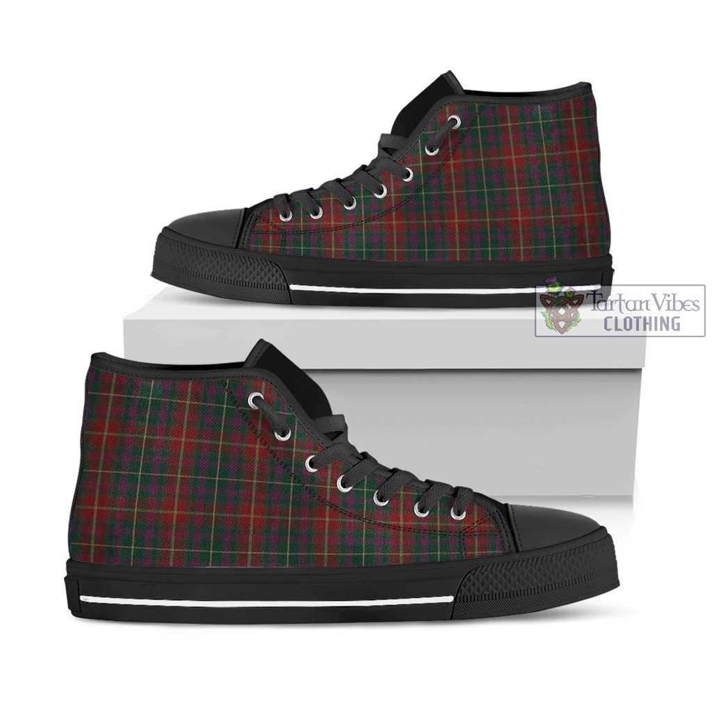 Tartan Vibes Clothing Meath County Ireland Tartan High Top Shoes