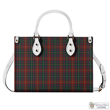 Meath County Ireland Tartan Luxury Leather Handbags