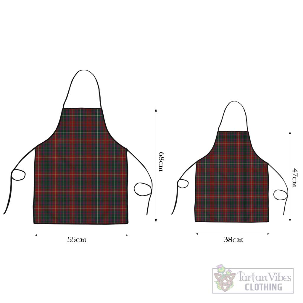 Meath County Ireland Tartan Apron Black L 55x68 cm - Tartan Vibes Clothing