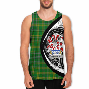 Melaghlin Irish Clan Men's Tank Top Celtic Circle Style Men - Tartan Vibes Clothing