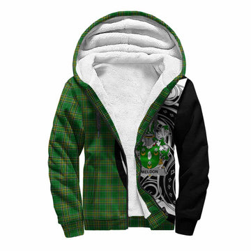Meldon Irish Clan Sherpa Hoodie Celtic Circle Style Unisex S - Tartan Vibes Clothing