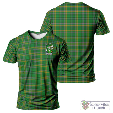 Meldon Irish Clan Tartan T-Shirt with Family Seal Kid's Shirt - Tartan Vibes Clothing