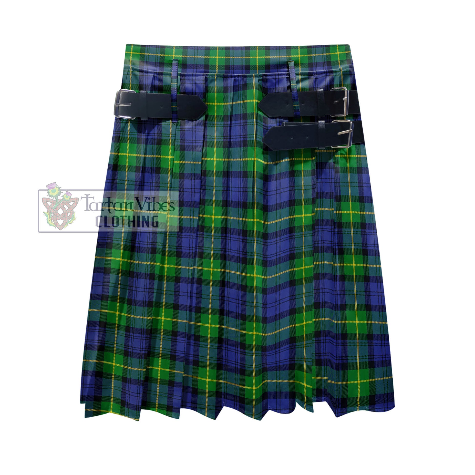 Tartan Vibes Clothing Meldrum Tartan Men's Pleated Skirt - Fashion Casual Retro Scottish Style
