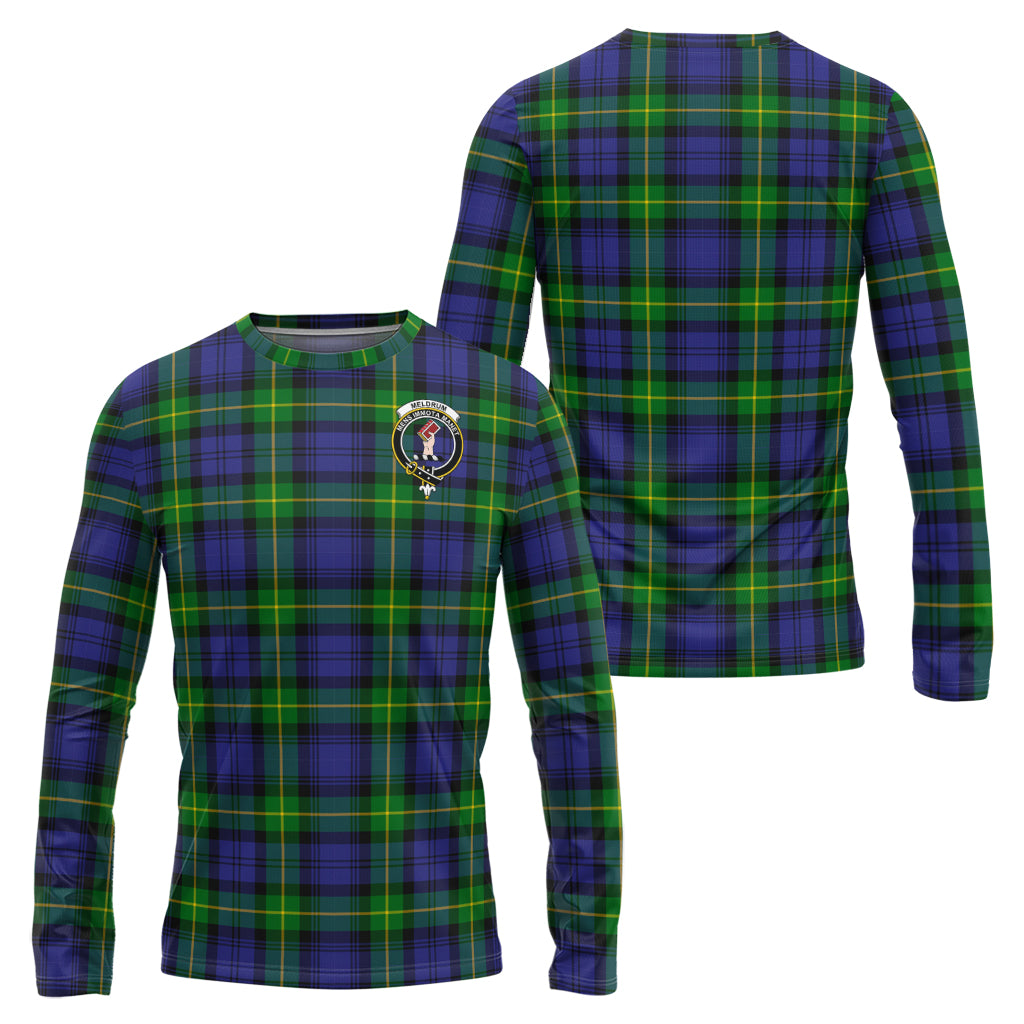 meldrum-tartan-long-sleeve-t-shirt-with-family-crest