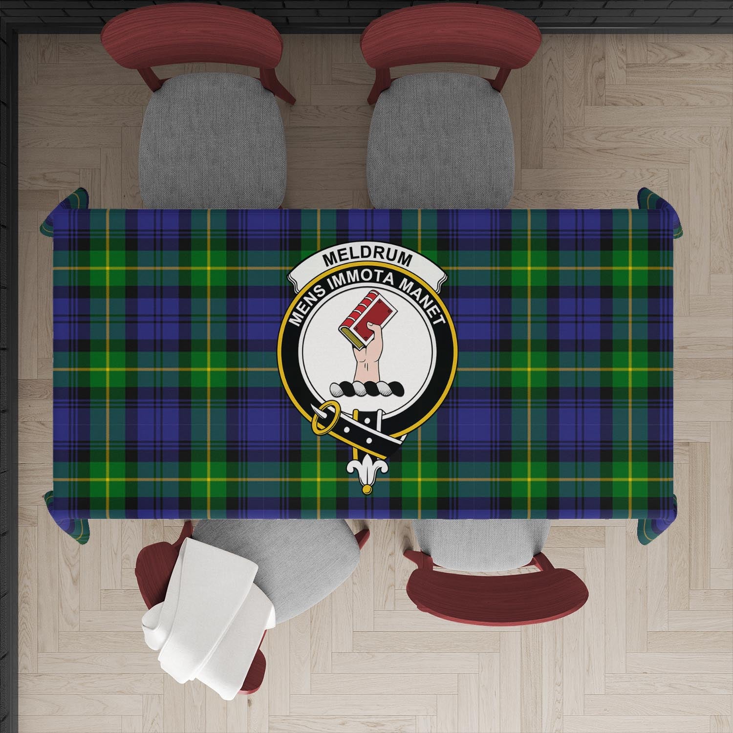 meldrum-tatan-tablecloth-with-family-crest