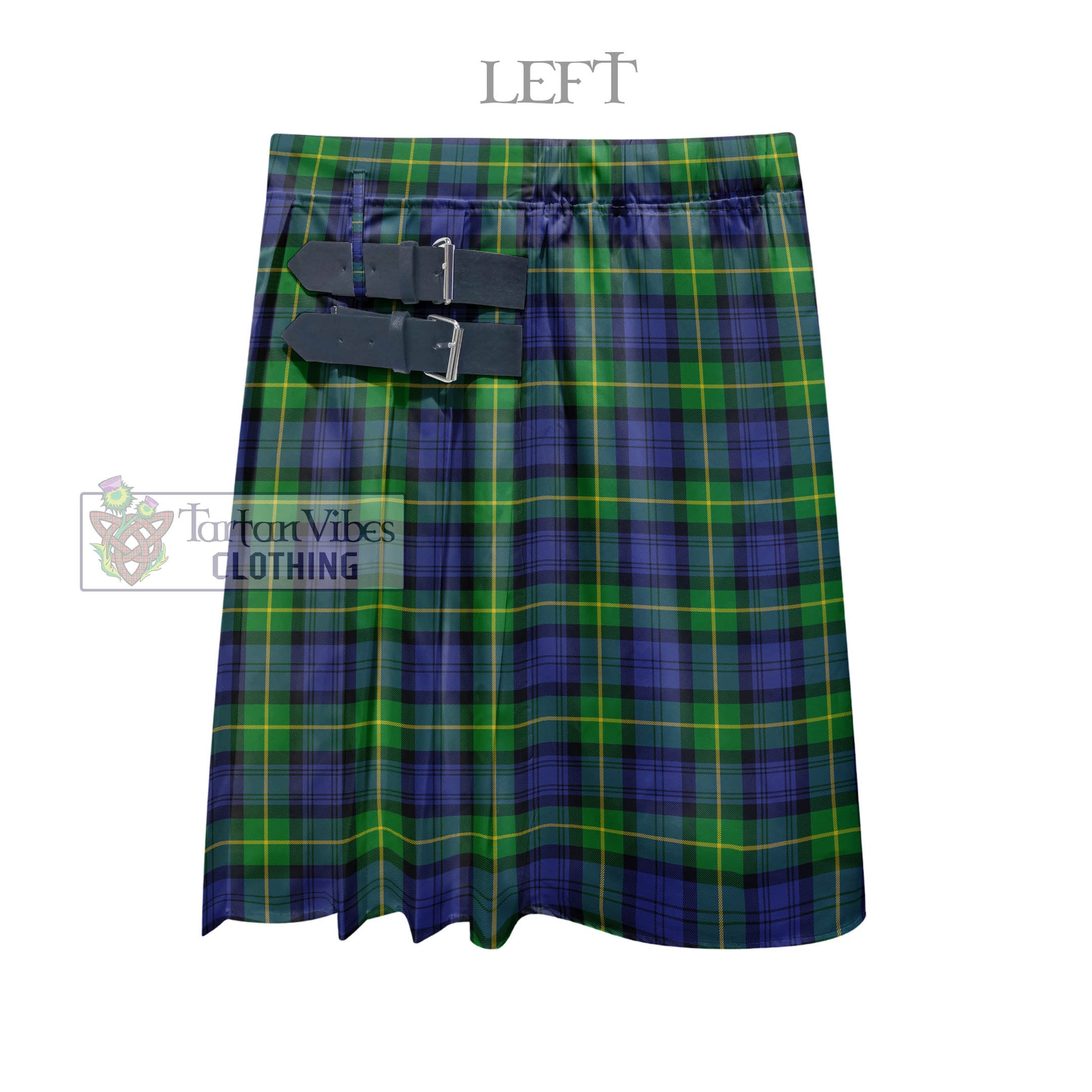 Tartan Vibes Clothing Meldrum Tartan Men's Pleated Skirt - Fashion Casual Retro Scottish Style