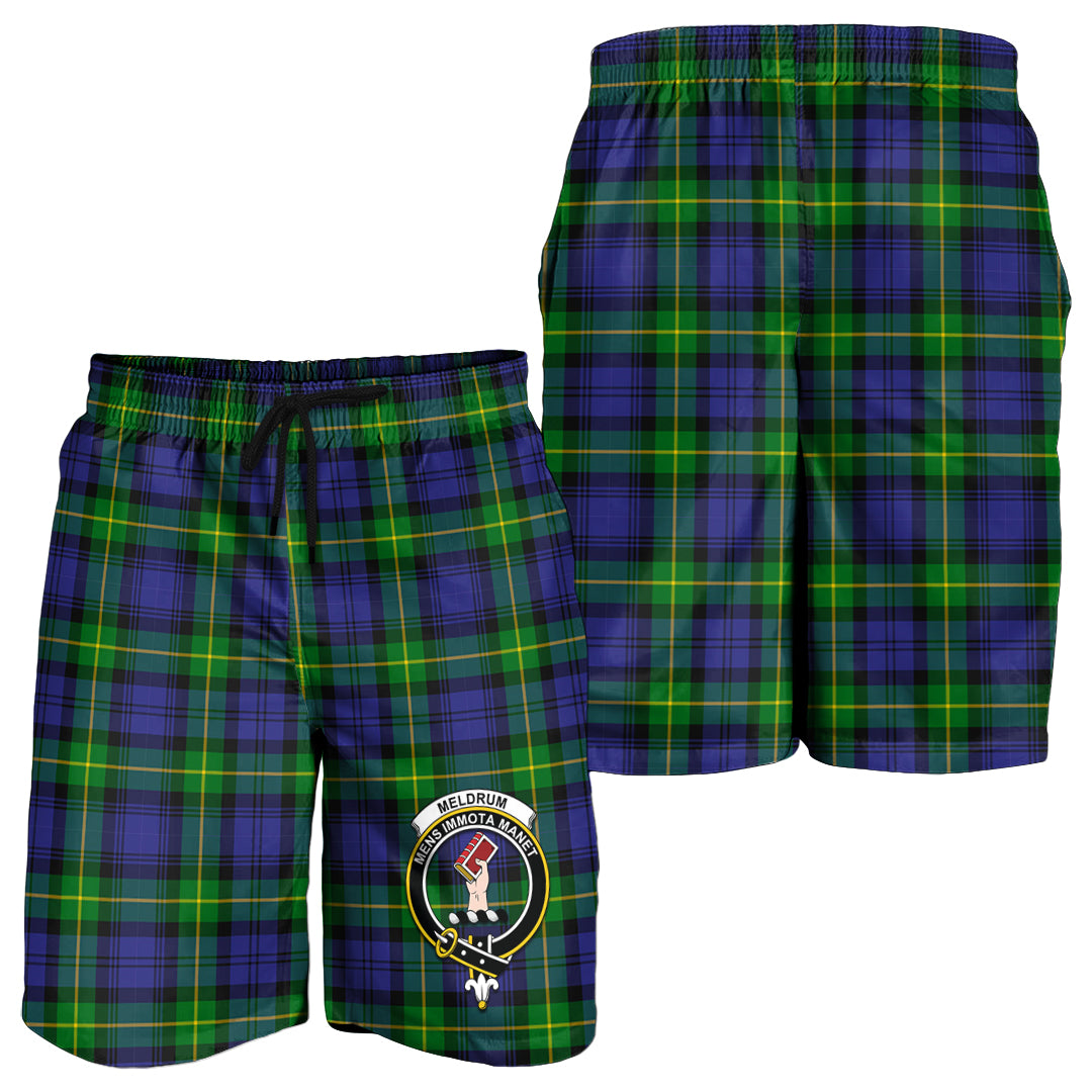 meldrum-tartan-mens-shorts-with-family-crest