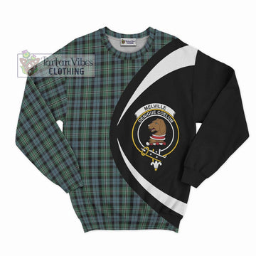 Melville Tartan Sweatshirt with Family Crest Circle Style