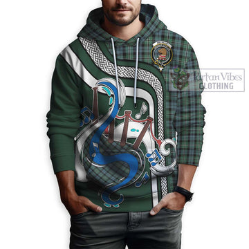 Melville Tartan Hoodie with Epic Bagpipe Style