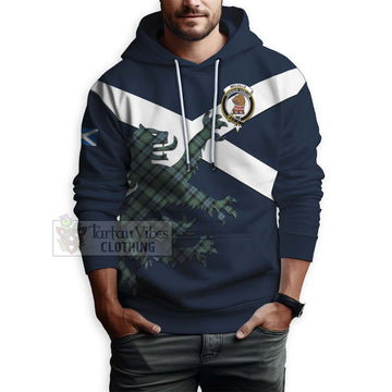 Melville Tartan Lion Rampant Hoodie Proudly Display Your Heritage with Alba Gu Brath and Clan Name