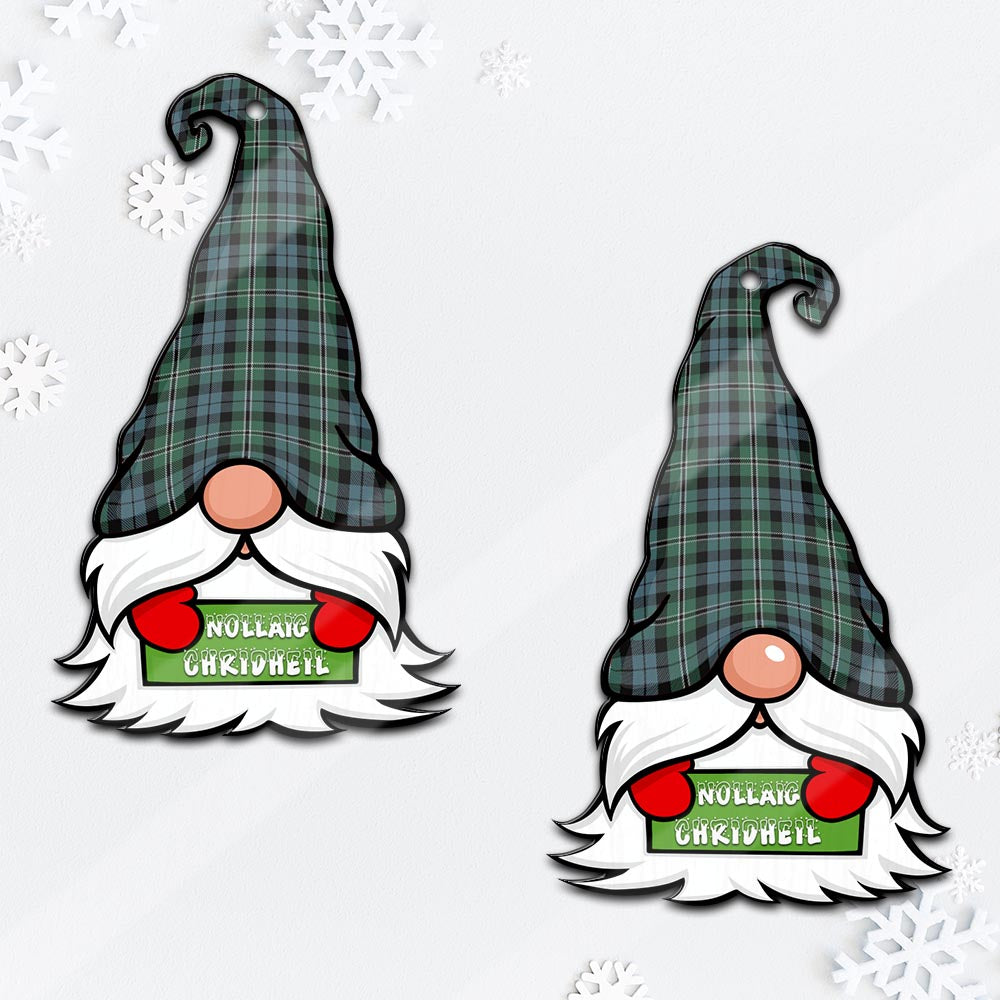 Melville Gnome Christmas Ornament with His Tartan Christmas Hat - Tartan Vibes Clothing