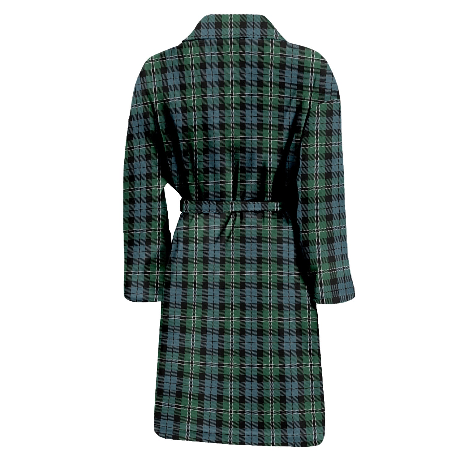 Melville Tartan Bathrobe with Family Crest - Tartan Vibes Clothing