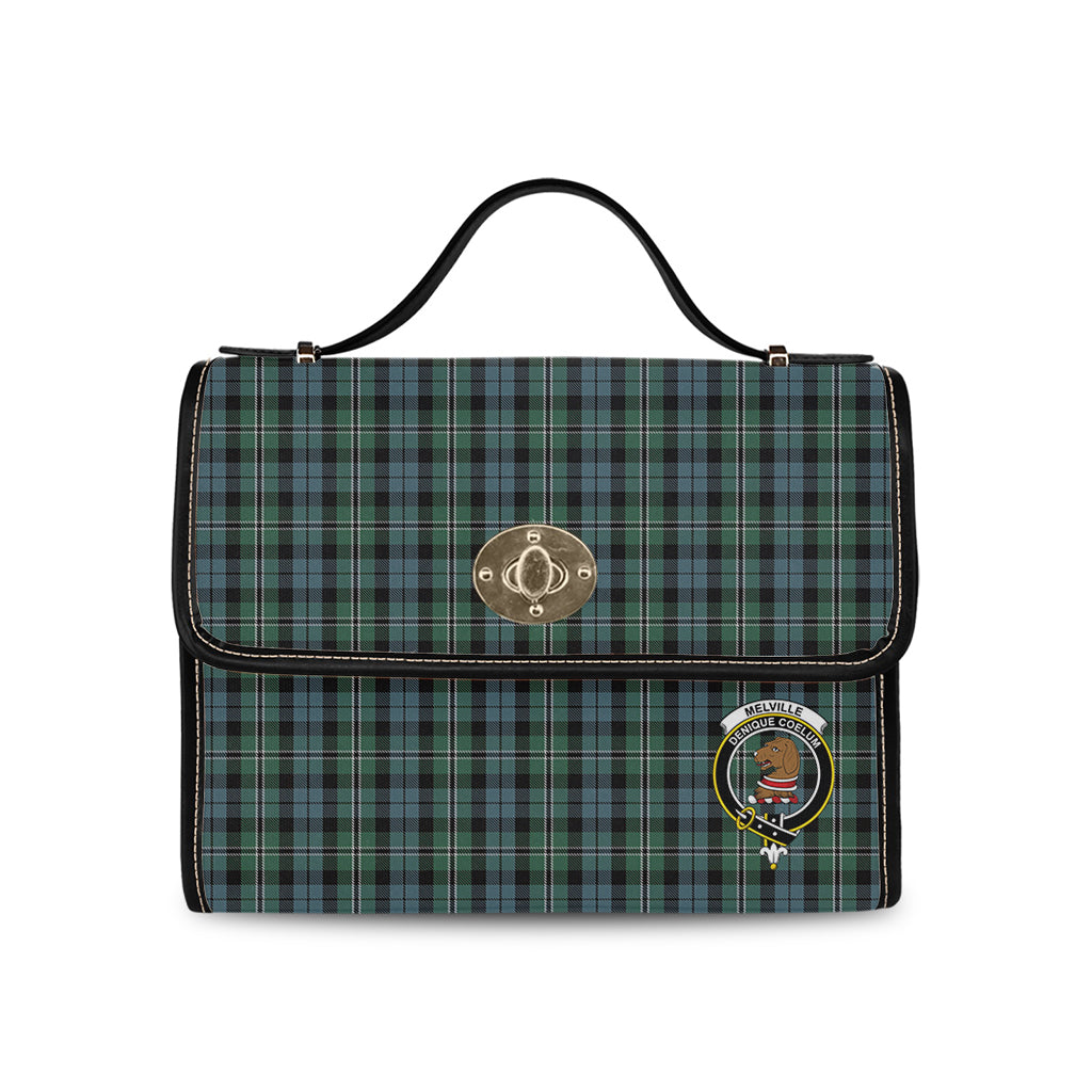 melville-tartan-leather-strap-waterproof-canvas-bag-with-family-crest