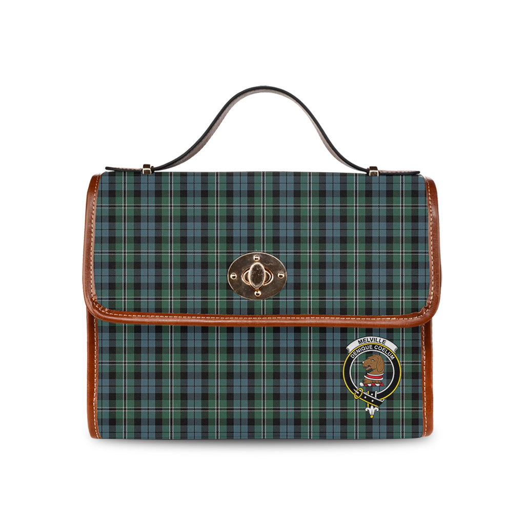 melville-tartan-leather-strap-waterproof-canvas-bag-with-family-crest