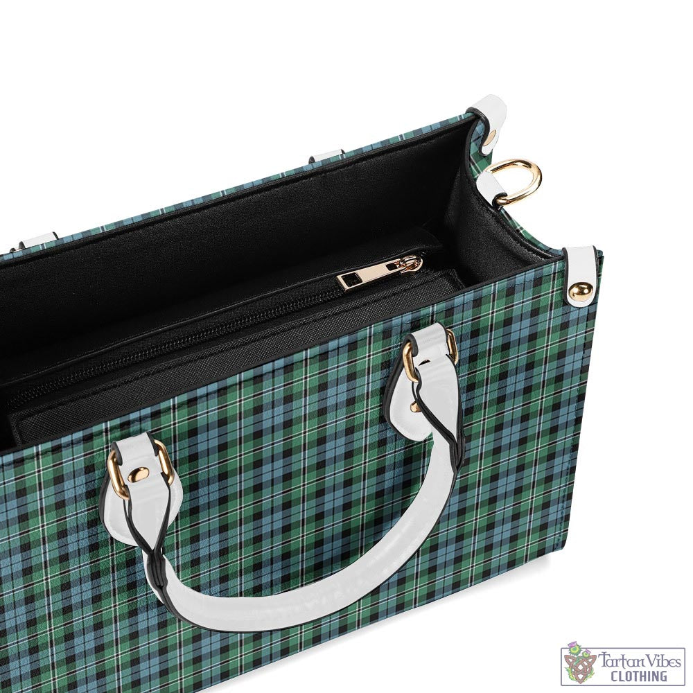 Tartan Vibes Clothing Melville Ancient Tartan Luxury Leather Handbags