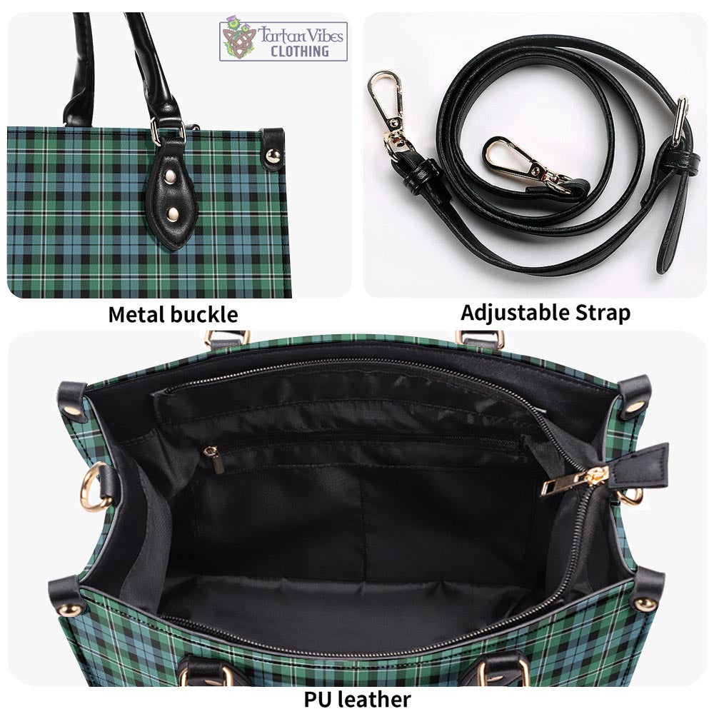 Tartan Vibes Clothing Melville Ancient Tartan Luxury Leather Handbags