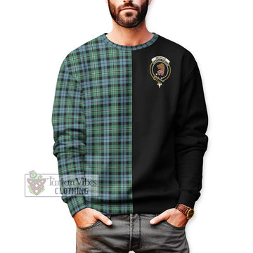 Melville Ancient Tartan Sweatshirt with Family Crest and Half Of Me Style