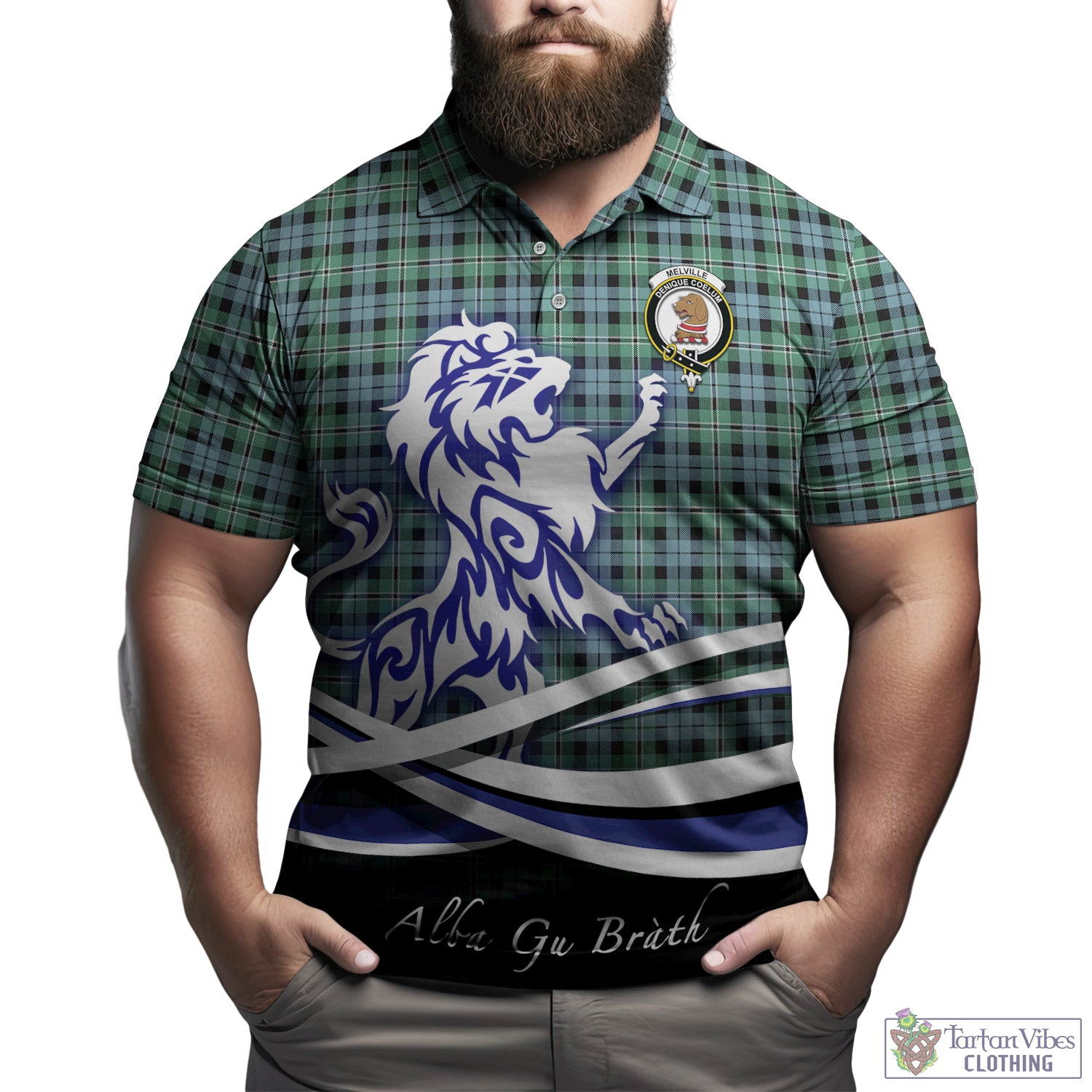 melville-ancient-tartan-polo-shirt-with-alba-gu-brath-regal-lion-emblem