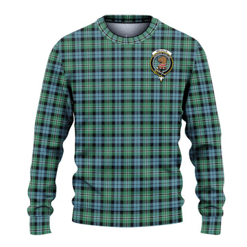 Melville Ancient Tartan Ugly Sweater with Family Crest