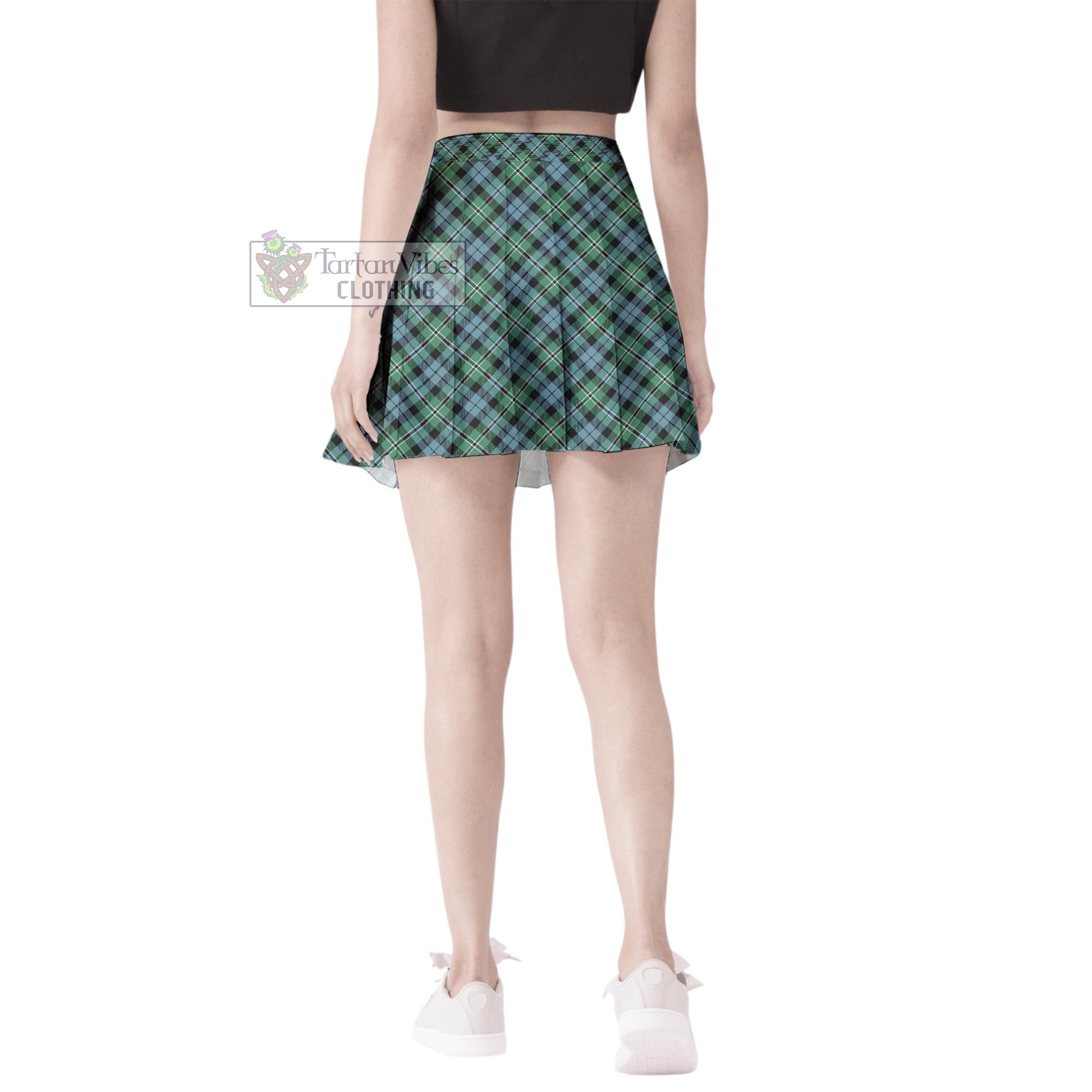 Tartan Vibes Clothing Melville Ancient Tartan Women's Plated Mini Skirt