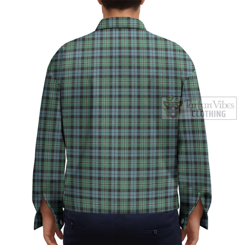 Melville Ancient Tartan Unisex Lapel Cotton Jacket - Tartan Vibes Clothing