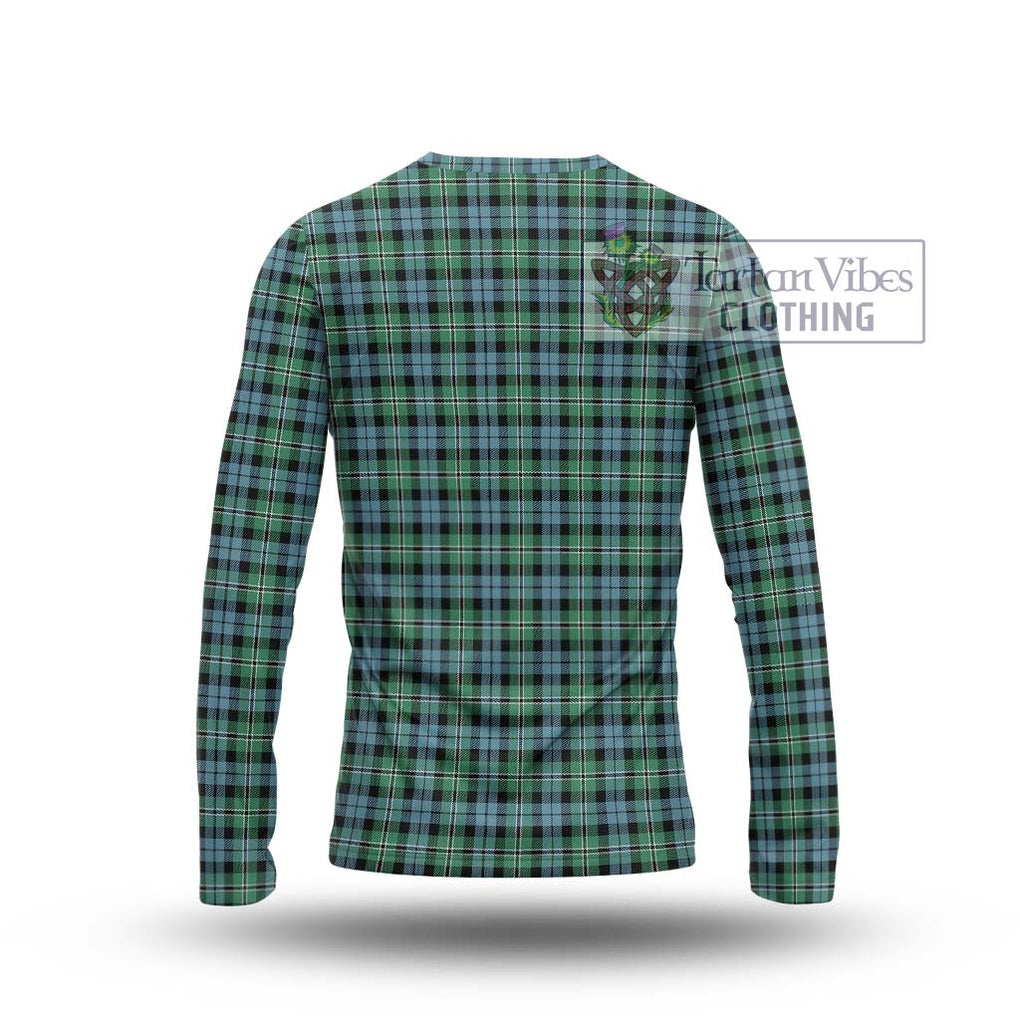 Melville Ancient Tartan Long Sleeve T-Shirt with Family Crest DNA In Me Style - Tartanvibesclothing Shop