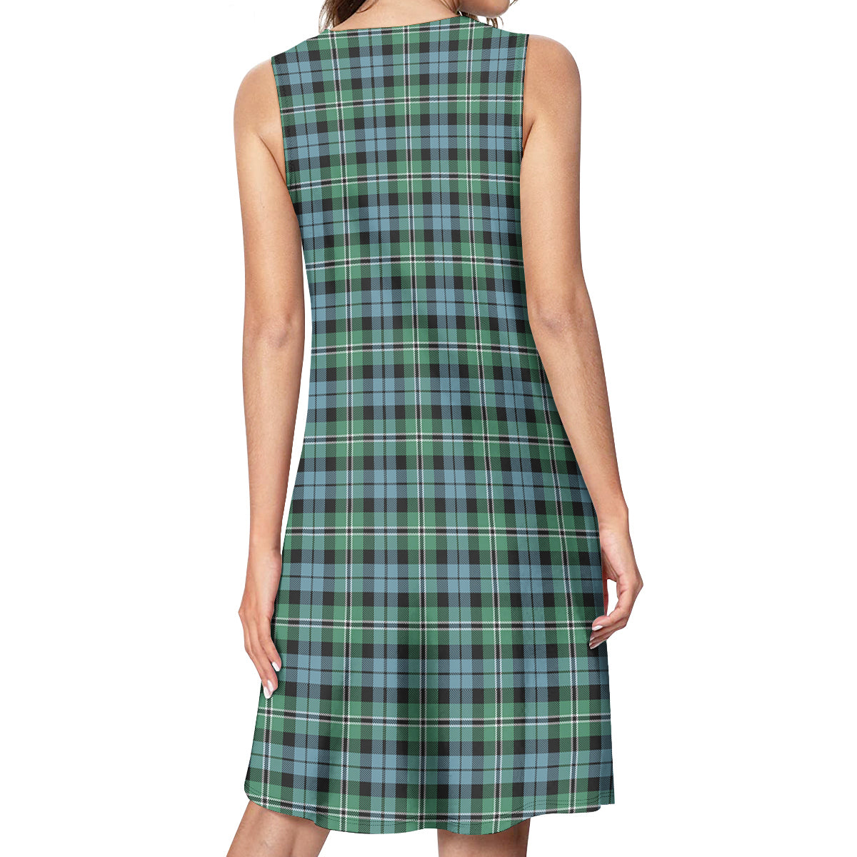 Melville Ancient Tartan Womens Casual Dresses - Tartanvibesclothing