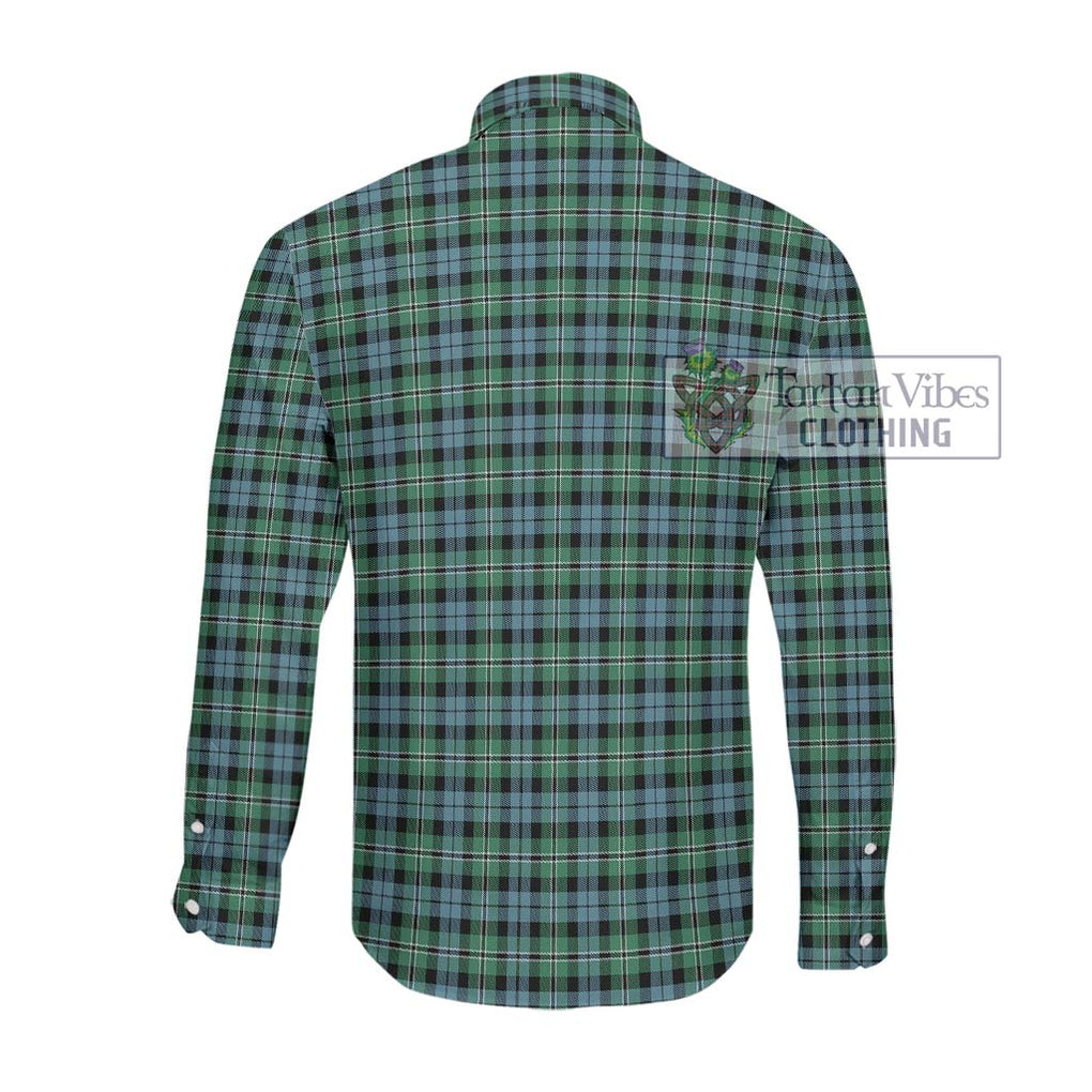 Melville Ancient Tartan Long Sleeve Button Shirt with Family Crest DNA In Me Style - Tartanvibesclothing Shop