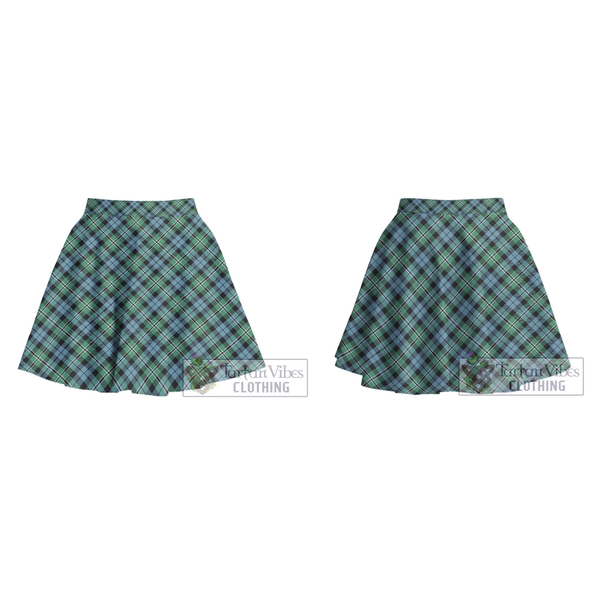 Tartan Vibes Clothing Melville Ancient Tartan Women's Plated Mini Skirt