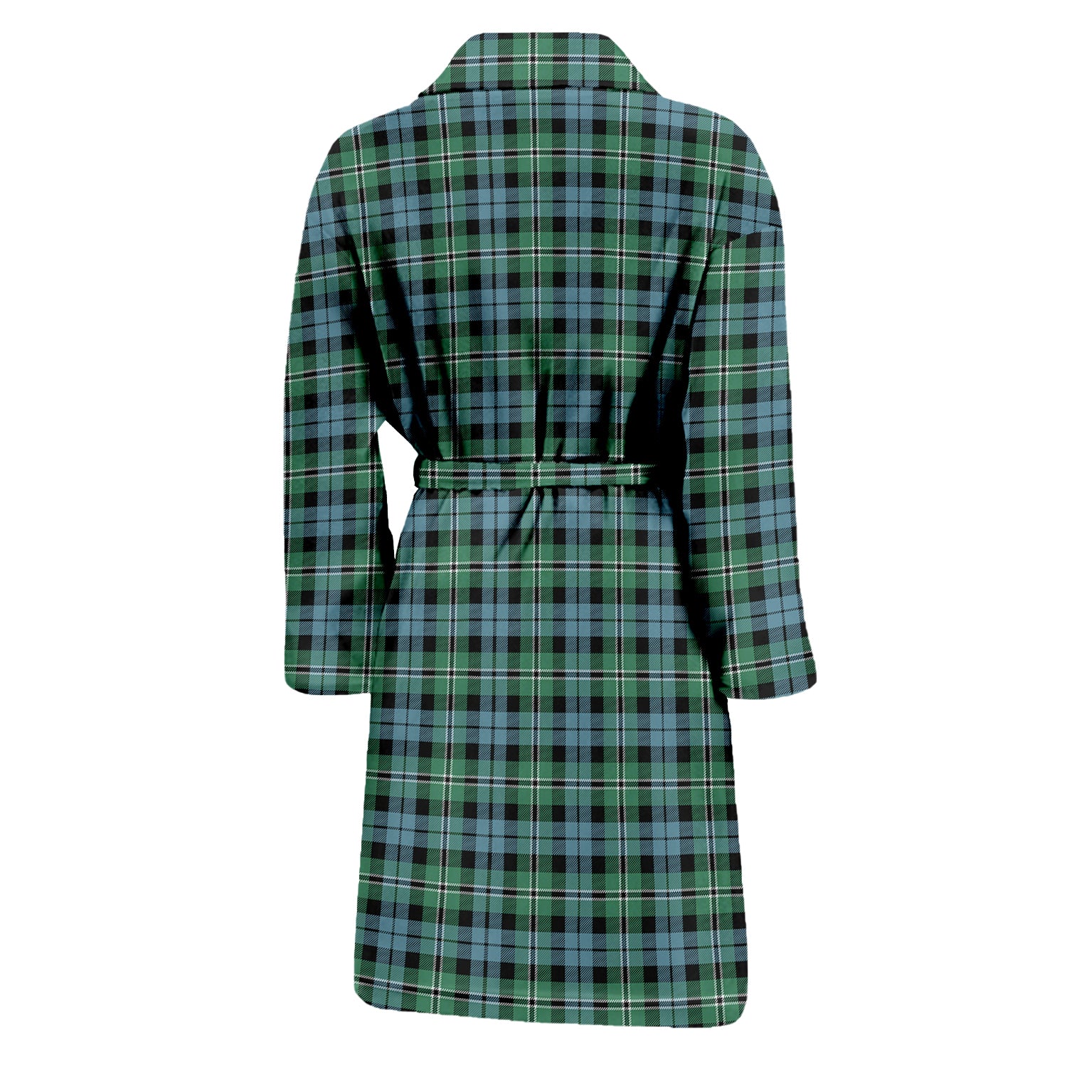 Melville Ancient Tartan Bathrobe with Family Crest - Tartan Vibes Clothing