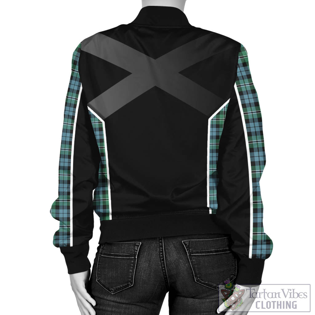 Tartan Vibes Clothing Melville Ancient Tartan Bomber Jacket with Family Crest and Scottish Thistle Vibes Sport Style