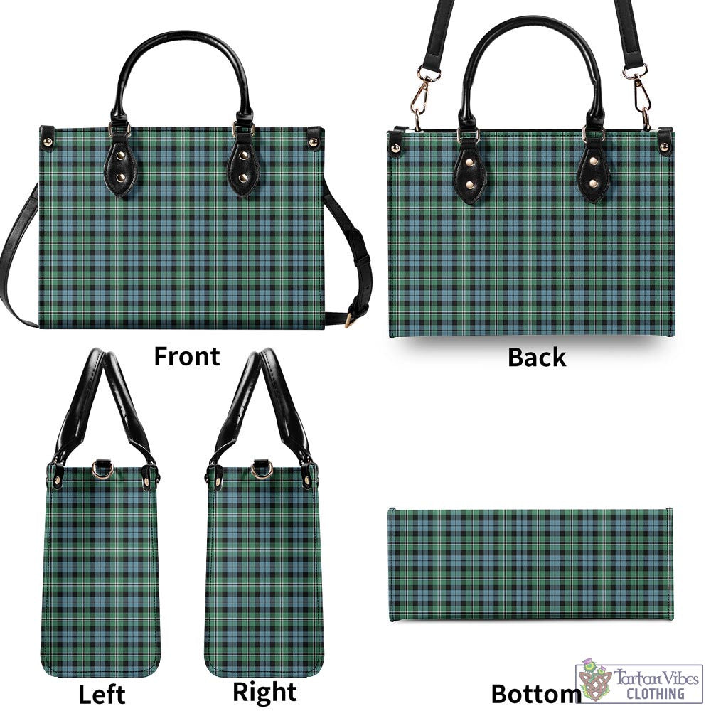 Tartan Vibes Clothing Melville Ancient Tartan Luxury Leather Handbags