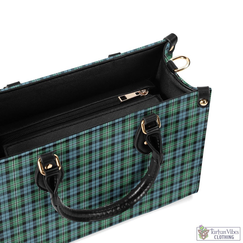 Tartan Vibes Clothing Melville Ancient Tartan Luxury Leather Handbags