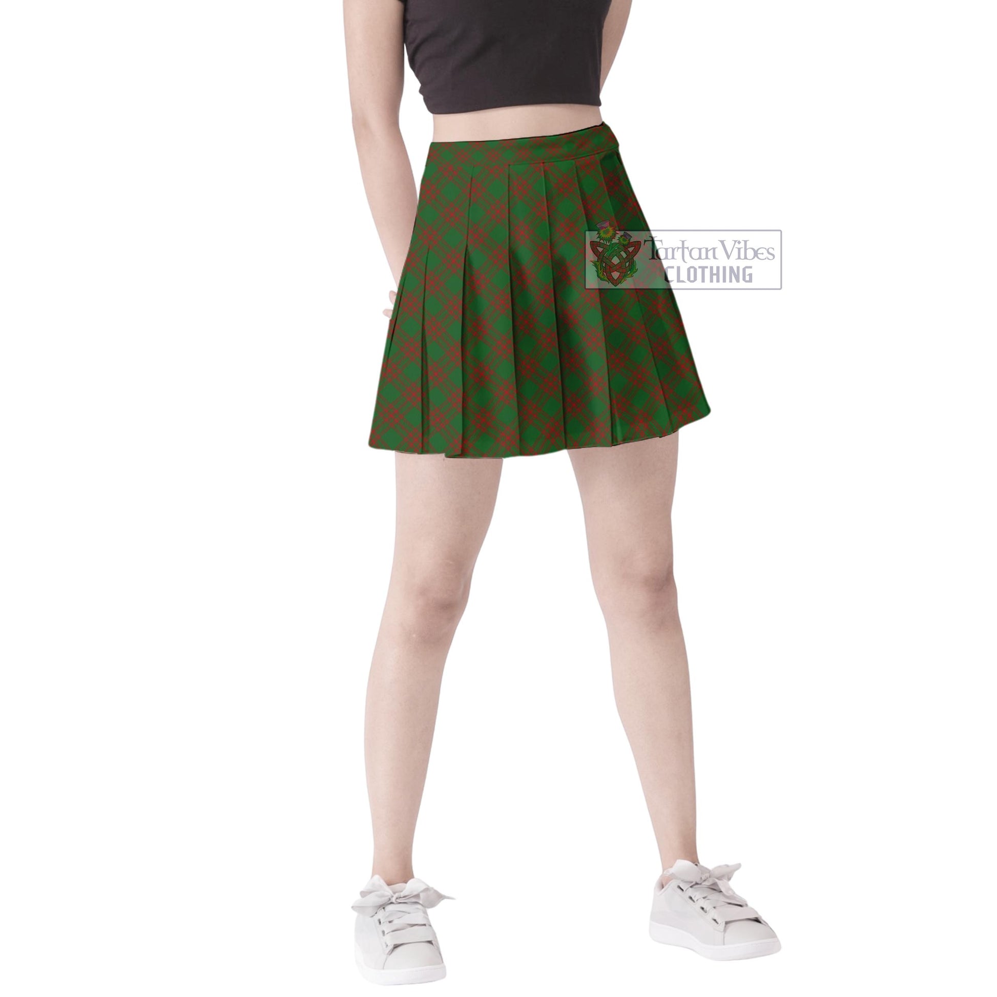 Tartan Vibes Clothing Menzies Tartan Women's Plated Mini Skirt