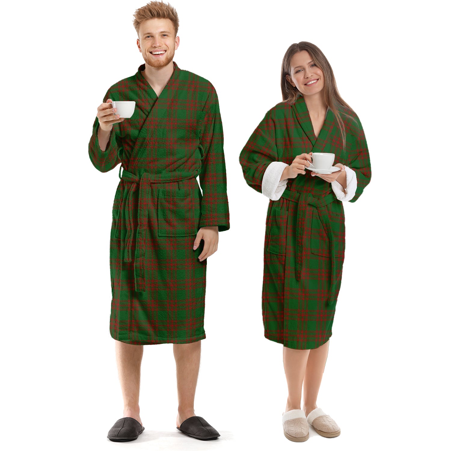 Menzies Tartan Bathrobe Unisex S - Tartan Vibes Clothing