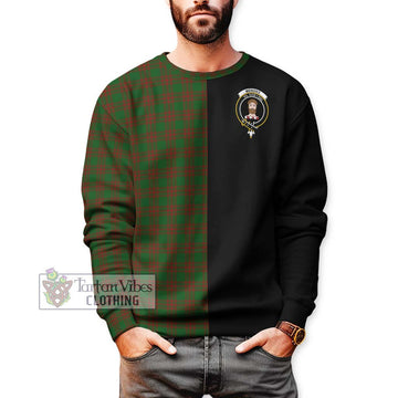 Menzies Tartan Sweatshirt with Family Crest and Half Of Me Style