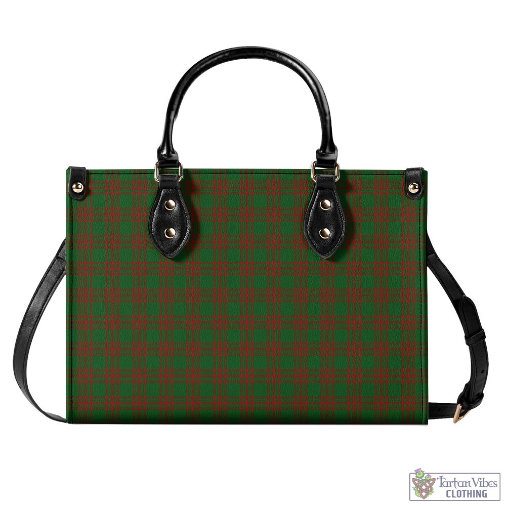 Menzies Tartan Luxury Leather Handbags L - Tartan Vibes Clothing