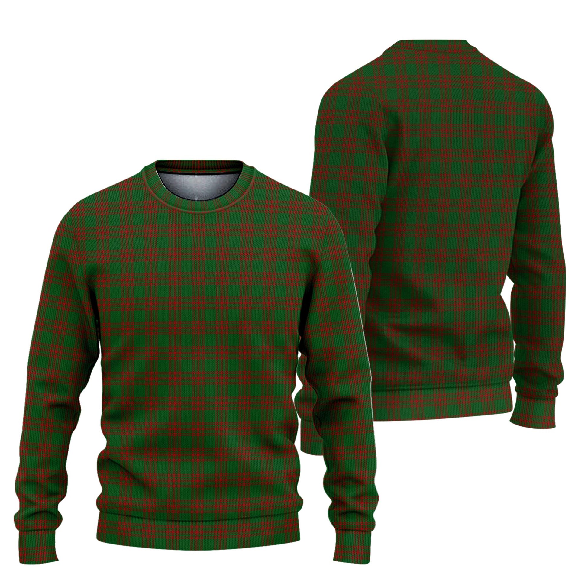 Menzies Tartan Knitted Sweater Unisex - Tartanvibesclothing