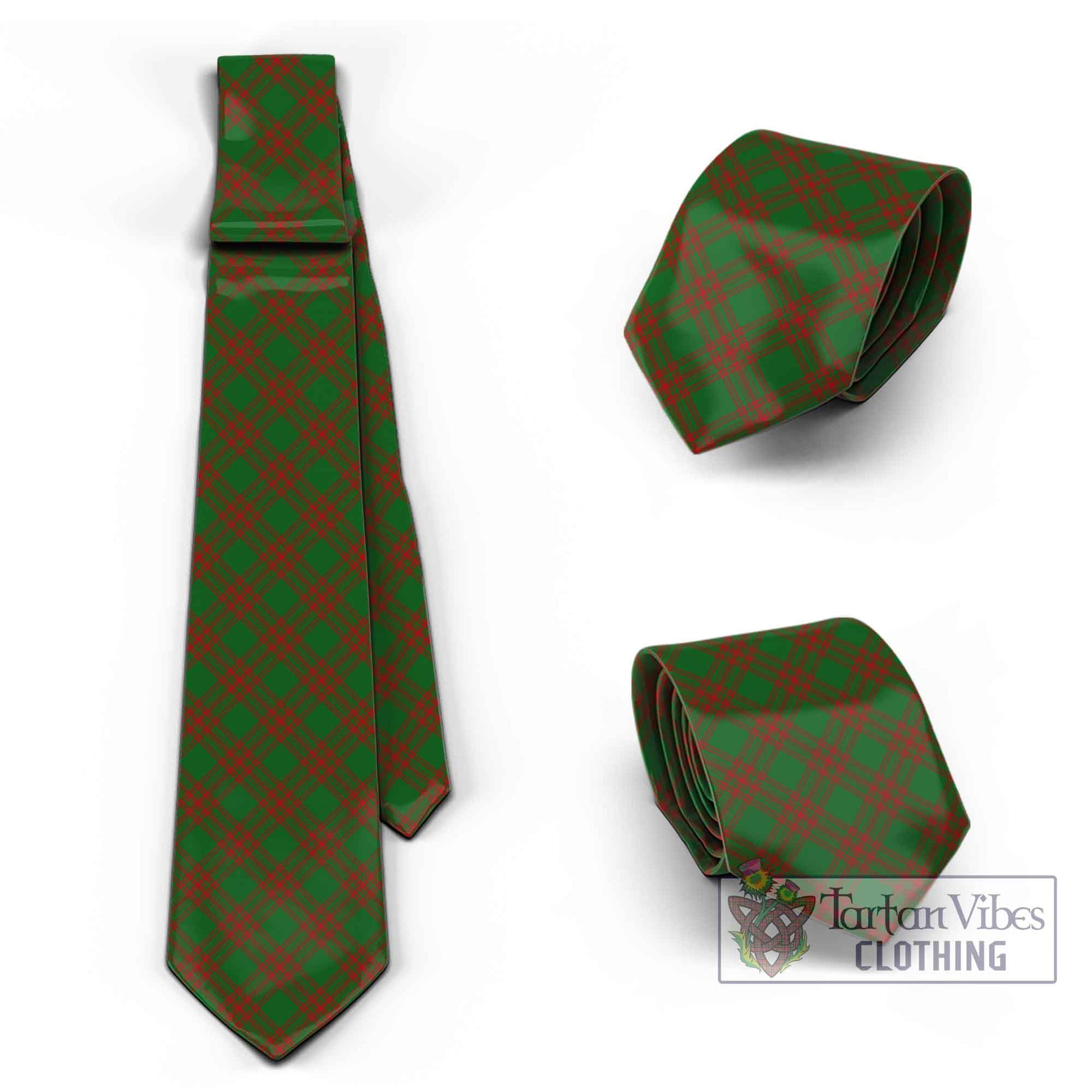 Tartan Vibes Clothing Menzies Tartan Classic Necktie Cross Style