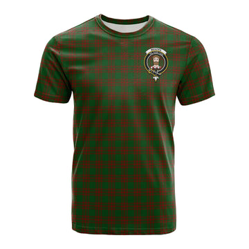 Menzies Tartan T-Shirt with Family Crest