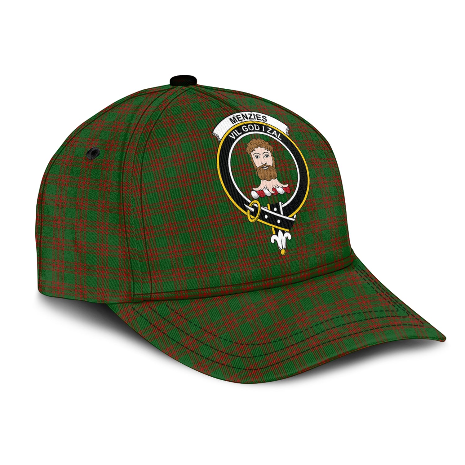 menzies-tartan-classic-cap-with-family-crest