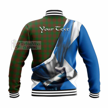 Menzies Tartan Baseball Jacket with Family Crest Scotland Patriotic Style