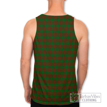 Menzies Tartan Men's Tank Top with Family Crest DNA In Me Style