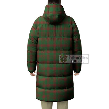 Menzies Tartan Long Down Jacket