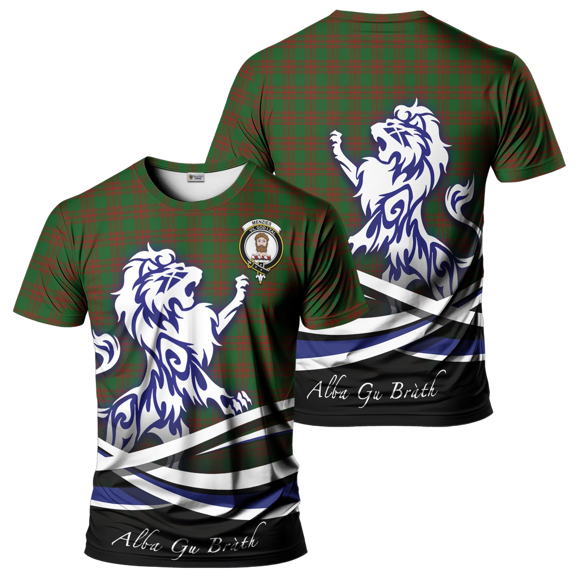 menzies-tartan-t-shirt-with-alba-gu-brath-regal-lion-emblem