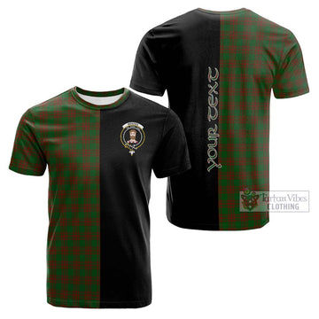 Menzies Tartan Cotton T-shirt with Family Crest and Half Of Me Style