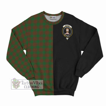 Menzies Tartan Sweatshirt with Family Crest and Half Of Me Style