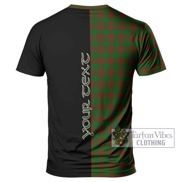 Menzies Tartan T-Shirt with Family Crest and Half Of Me Style