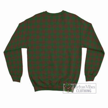 Menzies Tartan Sweatshirt with Family Crest DNA In Me Style