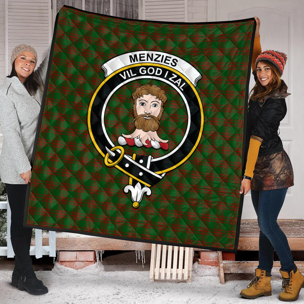 menzies-tartan-quilt-with-family-crest